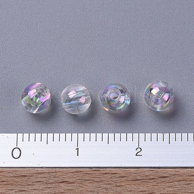 Eco-Friendly Transparent Acrylic Beads X-PL732-2-1