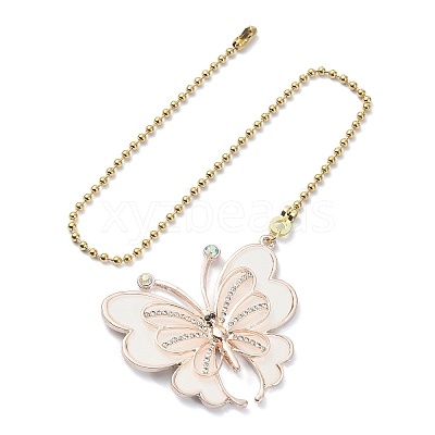 Butterfly Alloy Rhinestone Ceiling Fan Pull Chain Extenders FIND-JF00115-03-1