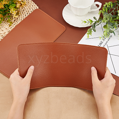 2Pcs Rectangle PU Bottom FIND-PH0004-35A-1