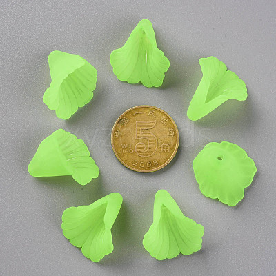 Transparent Acrylic Bead Caps PL551-C18-1