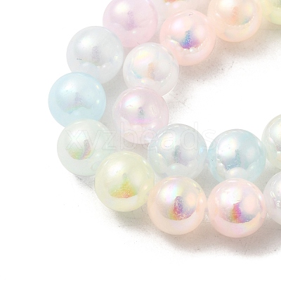 Plating Natural Selenite Beads Strands G-G120-A01-02-05-1