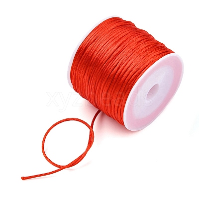 30M Nylon Satin Rattail Cords NWIR-YW0001-04-04-1