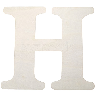 Letter Unfinished MDF Sheets WOOD-WH20012-008H-1