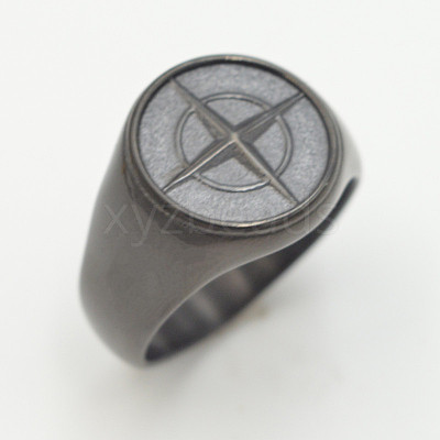 304 Stainless Steel Finger Rings FS-WG5F41B-73-1