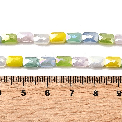 Electroplate Glass Beads Strands EGLA-D300-05-03-1