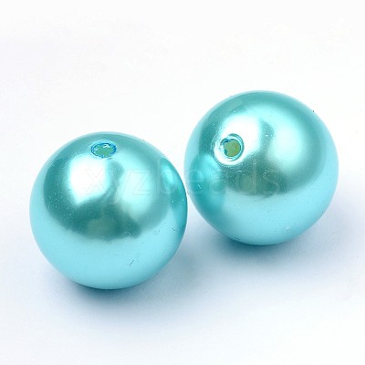 ABS Plastic Imitation Pearl Round Beads SACR-S074-20mm-A33-1