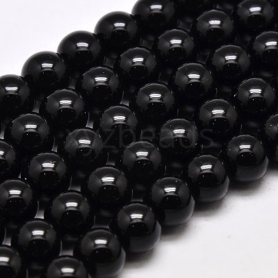 Imitate Austrian Crystal Glass Round Bead Strands X-GLAA-F030-8mm-02-1