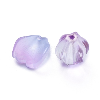 Electroplate Transparent Glass Beads EGLA-L027-D06-1