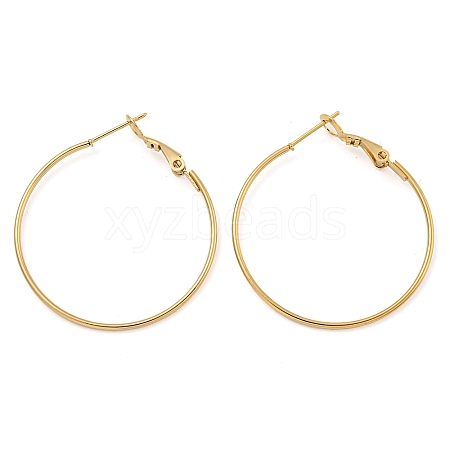 202 Stainless Steel Hoop Earring EJEW-H003-36G-1