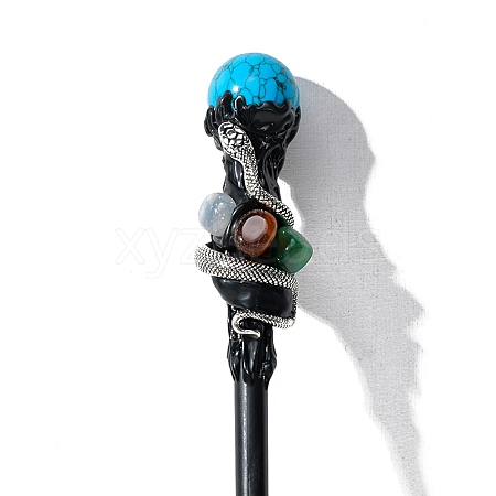 Synthetic Turquoise Magic Wand PW-WGE7ED6-12-1