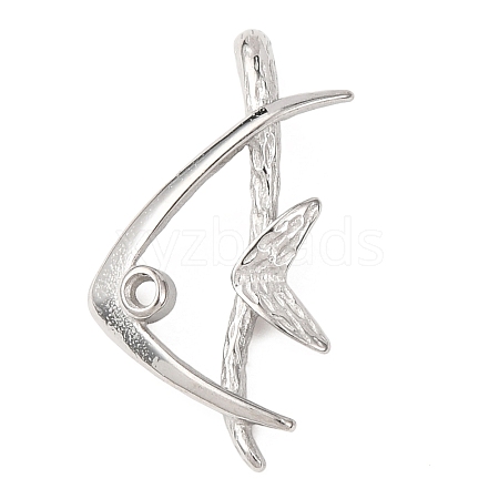 304 Stainless Steel Pendants LS-STAS-D129-13C-P-1