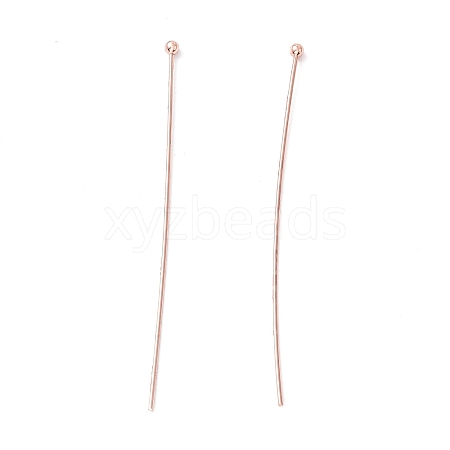 Brass Ball Head Pins X-KK-WH0058-02D-RG-1