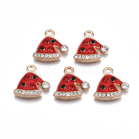 Alloy Enamel Pendants ENAM-Q442-035-RS-1