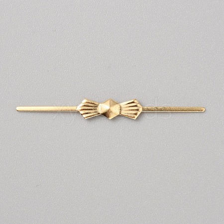 Alloy Bowknot Buckles FIND-WH0148-135G-1