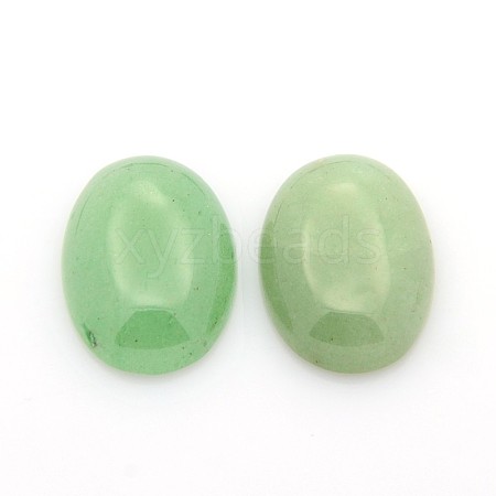 Natural Green Aventurine Cabochons X-G-P023-07-1