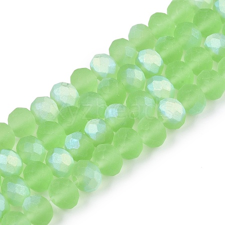 Transparent Glass Beads Strands EGLA-A044-T8mm-MB09-1