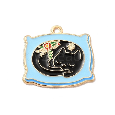 Alloy Enamel Pendants ENAM-A143-08KCG-04-1