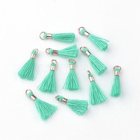 Polycotton(Polyester Cotton) Tassel Pendant Decorations OCOR-S102-30-1