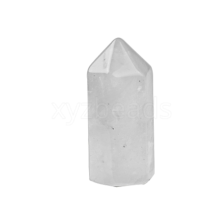 Pointed Tower Natural Quartz Crystal Healing Stone Wands PW-WG87518-02-1