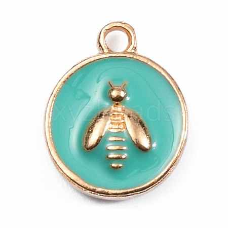 Alloy Enamel Charms FIND-WH0099-57A-1