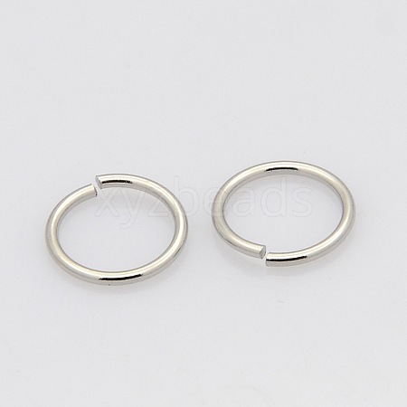 Tarnish Resistant 304 Stainless Steel Open Jump Rings STAS-N015-01-1