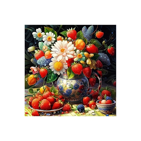 Flowers DIY Diamond Painting Kits PW-WG0D48A-04-1