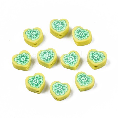 Handmade Polymer Clay Beads CLAY-N011-013H-1