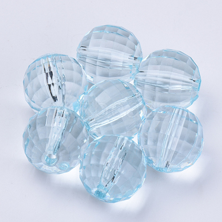 Transparent Acrylic Beads TACR-Q254-8mm-V38-1