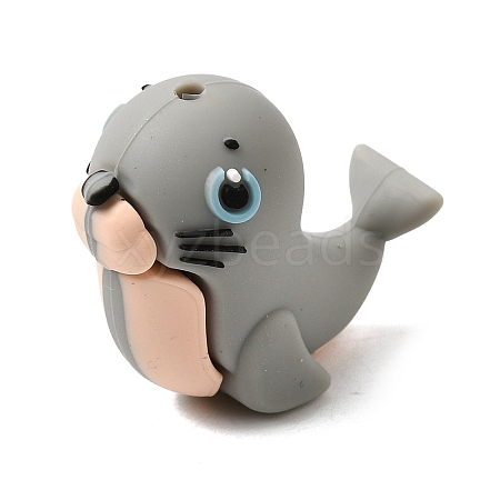 Marine Theme Silicone Beads SIL-D013-01B-1