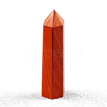 Point Tower Natural Red Jasper  Home Display Decoration PW-WG04107-22-1