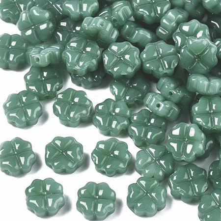 Spray Painted Glass Beads X-GLAA-N035-019-A01-1