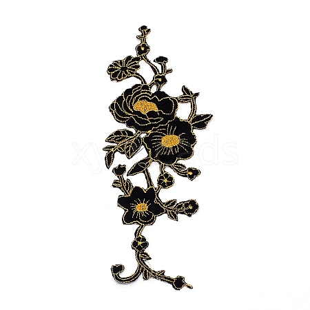 Rose Flower Embroidery Costume Accessories DIY-WH0260-21A-1