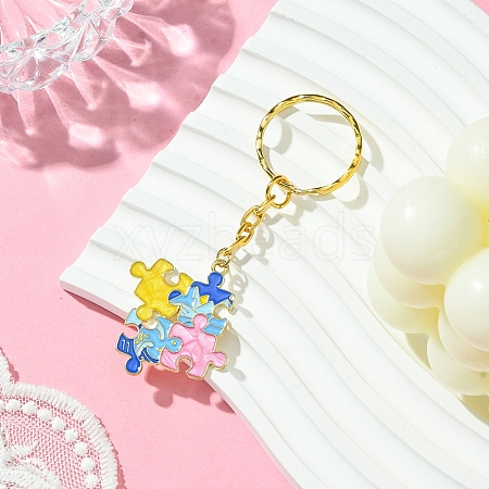 Alloy Enamel Keychain KEYC-YW00086-02-1