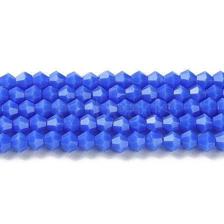 Opaque Solid Color Imitation Jade Glass Beads Strands LS-EGLA-A039-P4mm-D11-1