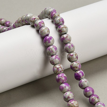 Synthetic Turquoise Beads Strands TURQ-F019-03D-1