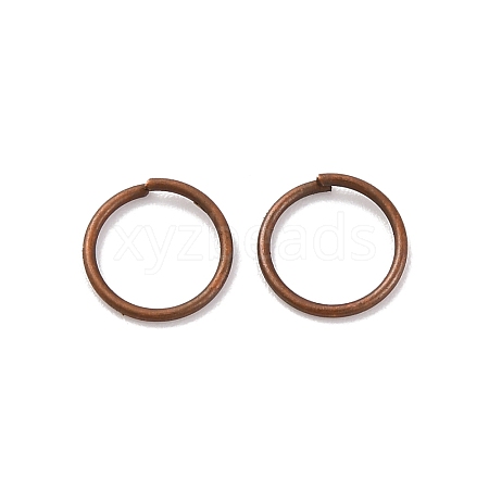 Brass Saw Cut Open Jump Rings KK-G514-01L-R-1