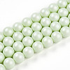 Baking Painted Pearlized Glass Pearl Bead Strands HY-N002-8mm-B02-2