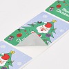 200Pcs Christmas Theme Paper Self-Adhesive Stickers DIY-M070-02R-3