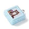 Opaque Resin Pendants X-RESI-Z033-02P-A-2
