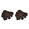 Natural Wenge Wood Pendants WOOD-T023-49A-01-3