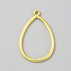 Zinc Alloy Open Back Bezel Pendants FIND-WH0167-04A-G-1