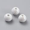 Handmade Porcelain Beads PORC-D001-8mm-04-1