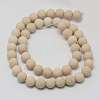 Natural Fossil Beads Strands G-D694-12mm-1