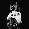 2-Tier Transparent Acrylic Game Controller Display Stand Holders ODIS-WH0002-11-7