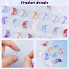   180pcs 9 colors Electroplate Transparent Glass Bead EGLA-PH0001-34-4