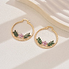 Geometric Retro Casual Hoop Earrings ER1344-2-2