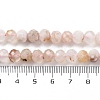 Natural Cherry Blossom Agate Beads Strands G-K380-A43-01-5