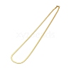 Ion Plating(IP) 304 Stainless Steel Herringbone Chain Necklace for Men Women X-NJEW-E076-04C-G-1