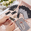 6Pcs Square PU Leather Jewelry Storage Bags with Iron Button ABAG-OC0001-18D-3