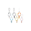Glass & Resin Mobile Straps HJEW-BC00030-7